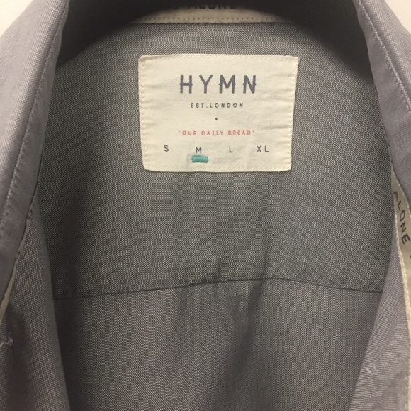 Hymn Button Down Shirt EUC - Picture 5 of 6